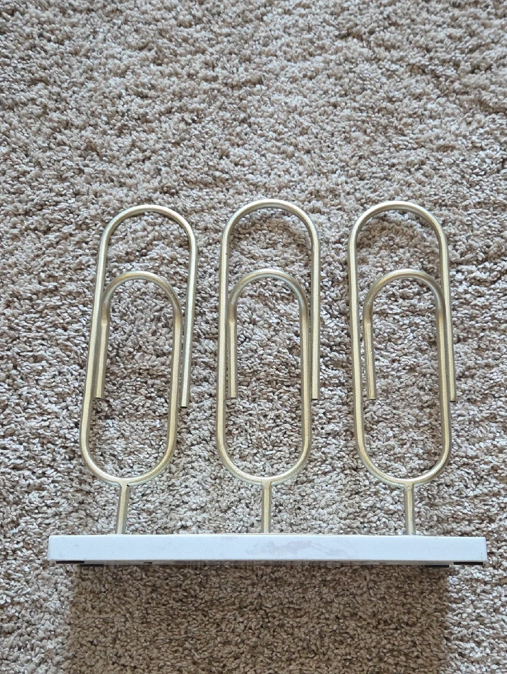 Paper Source Gold Loop Wall Hook Trio